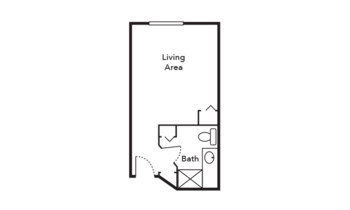 Floorplan of Aldea Green, Assisted Living, Brandon, FL 5