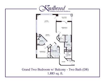 Floorplan of Knollwood Military Retirement Community, Assisted Living, Nursing Home, Independent Living, CCRC, Washington, DC 3