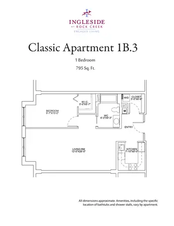 Floorplan of Ingleside at Rock Creek, Assisted Living, Nursing Home, Independent Living, CCRC, Washington, DC 4