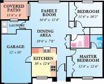 Floorplan of Alliance Community, Assisted Living, Nursing Home, Independent Living, CCRC, Deland, FL 1