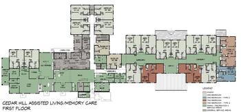 Campus Map of Cedar Hill, Assisted Living, Nursing Home, Independent Living, CCRC, Windsor, VT 2