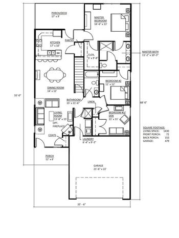 Floorplan of Asbury Place Kingsport, Assisted Living, Nursing Home, Independent Living, CCRC, Kingsport, TN 10