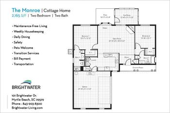 Floorplan of Brightwater, Assisted Living, Nursing Home, Independent Living, CCRC, Myrtle Beach, SC 10