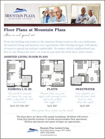 Floorplan of Mountain Plaza Assisted Living, Assisted Living, Casper, WY 1
