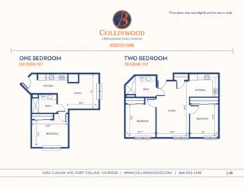 Floorplan of Collinwood Assisted Living, Assisted Living, Fort Collins, CO 3