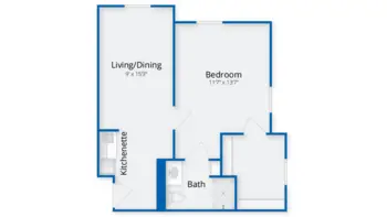 Floorplan of Benchmark Senior Living at Shrewsbury Crossings, Assisted Living, Shrewsbury, MA 1