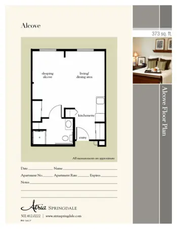 Floorplan of Atria Springdale, Assisted Living, Louisville, KY 2
